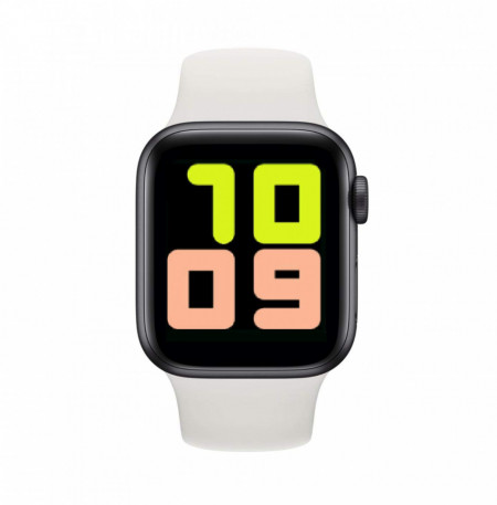 Smartwatch T500, Monitorizare Cardiaca, Tensiune, Sedentarism, Bluetooth 4.2 , Alb, T500-WHITE
