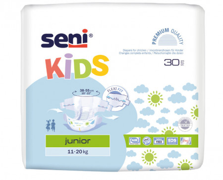 Seni Kids Junior, scutece pentru copii, 11-20 kg, 30 bucati