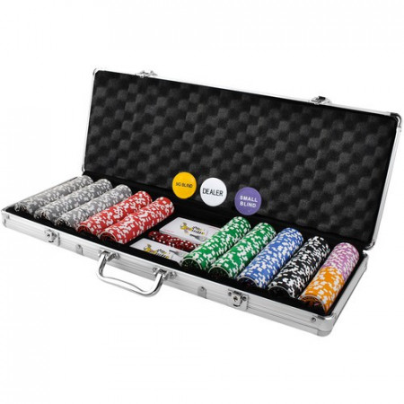 Texas Strong 500 Jetoane Set de poker + Valiză, PM000095383