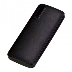 Acumulator Extern Profesional, 20000mAh, Fast Charging, Powerbank Piele Ecologica Negru - PB-2000