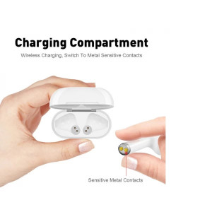 Casti audio wireless cu bluetooth i9S tip in-ear pentru IOS, Windows si Android, 10103