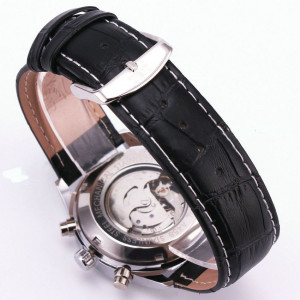 Ceas barbatesc automatic-mecanic full Tehnologie J004