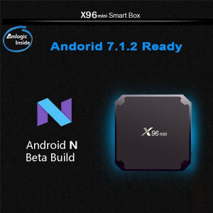 Mini PC Tv Box X96 Mini Android 7.1 UHD 4k, 1gb RAM DDR3, 8GB ROM, Quad-Core 2ghz 64Bit Telecomanda, TVBOX-1