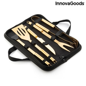 Trusă de lux cu instrumente pentru grătar BBQase InnovaGoods (6 Piese) Home Garden