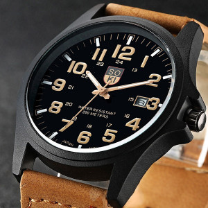 Ceas de mana barbatesc Military Quartz Soki Q152