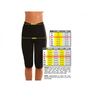 Pantaloni Fitness Slim Fit din Neopren pentru slabit si modelare, Marimea L, PM152463
