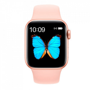 Smartwatch T500, Monitorizare Cardiaca, Tensiune, Sedentarism, Bluetooth 4.2 , Roz, T500-PINK