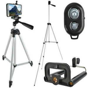 Suport Foto tip Trepied Reglabil pentru Telefon cu Telecomanda Bluetooth, PM000060673