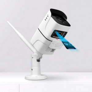 Cameră Wi-Fi în aer liber FHD 1080P, supraveghere wireless H + Y 2.4G WiFi, Camere IP de vizionare nocturnă HD