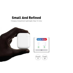 Casti audio wireless cu bluetooth i9S tip in-ear pentru IOS, Windows si Android, 10103