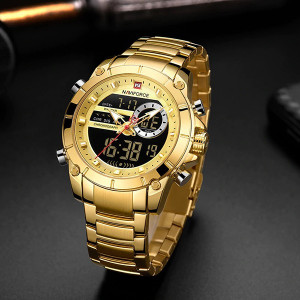 Ceas Barbatesc Dual-Time Multifunctional Naviforce NF9163-V1