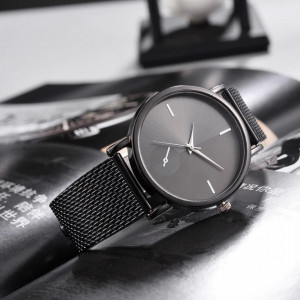 Ceas Dama Quartz Vansvsar, Negru, Q9500-V3