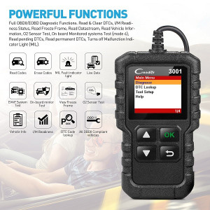 Scaner auto diagnoza auto universal , LAUNCH CR3001 ORIGINAL , ecran color , parametrii live data