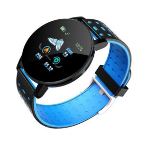 Smartwatch 119 Plus, iOS /Android, Bluetooth, Fitness Tracker, Albastru