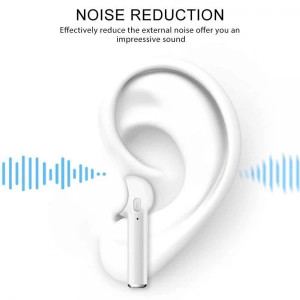 Casti audio wireless cu bluetooth i9S tip in-ear pentru IOS, Windows si Android, 10103
