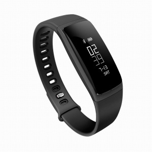 Bratara fitness V07+ Pro , BT 4.0, rezistenta la apa ip67, monitorizare puls dinamic, Android, iOS, intrare apeluri, sms, vibratii, negru