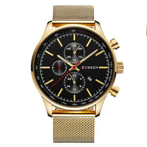 Ceas pentru barbati CR8227-Auriu-Negru
