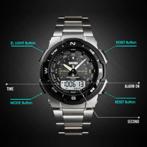 Ceas Sport, Dual Time, Skmei SK1370-V1