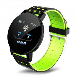 Smartwatch 119 Plus, iOS /Android, Bluetooth, Fitness Tracker, verde