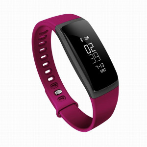 Bratara fitness V07+ Pro , BT 4.0, rezistenta la apa ip67, monitorizare puls dinamic, Android, iOS, intrare apeluri, sms, vibratii, Mov