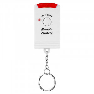 Detector de Miscare Wireless cu Infrarosu, Alarma 105dB si 2 Telecomenzi, Raza Detectie 110 Grade