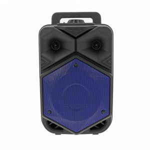 Boxa Portabila BTSPEACKER, Microfon, Telecomanda, Bluetooth, USB, TF-Card, FM, ZQS6120-BLUE