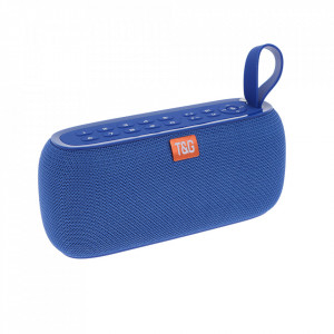 Boxa Portabila TG-177 Albastra cu Afisaj Digital,Ceas, Termometru, Radio, MP3, Bluetooth, USB, TF-Card