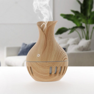 Difuzor Aromaterapie cu ultrasunete si Umidificator cu led, Home Store, 130 ml, KJR-J005