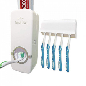 Dozator de pastă de dinți cu suport pentru periuțe, PM156233