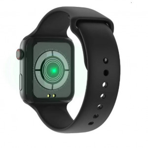 Smartwatch T500, Monitorizare Cardiaca, Tensiune, Sedentarism, Bluetooth 4.2 , Negru, T500-BLACK