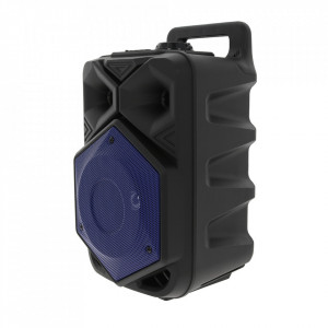 Boxa Portabila BTSPEACKER, Microfon, Telecomanda, Bluetooth, USB, TF-Card, FM, ZQS6120-BLUE