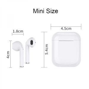 Casti audio wireless cu bluetooth i9S tip in-ear pentru IOS, Windows si Android, 10103