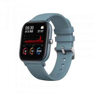 Ceas inteligent - Smartwatch P8 ecran cu touch 1.4 inch color HD, moduri sport, pedometru, puls, notificari, blue