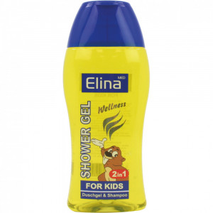 Elina Kids, 2 in 1 sampon si gel de dus 250 ml, PM480513