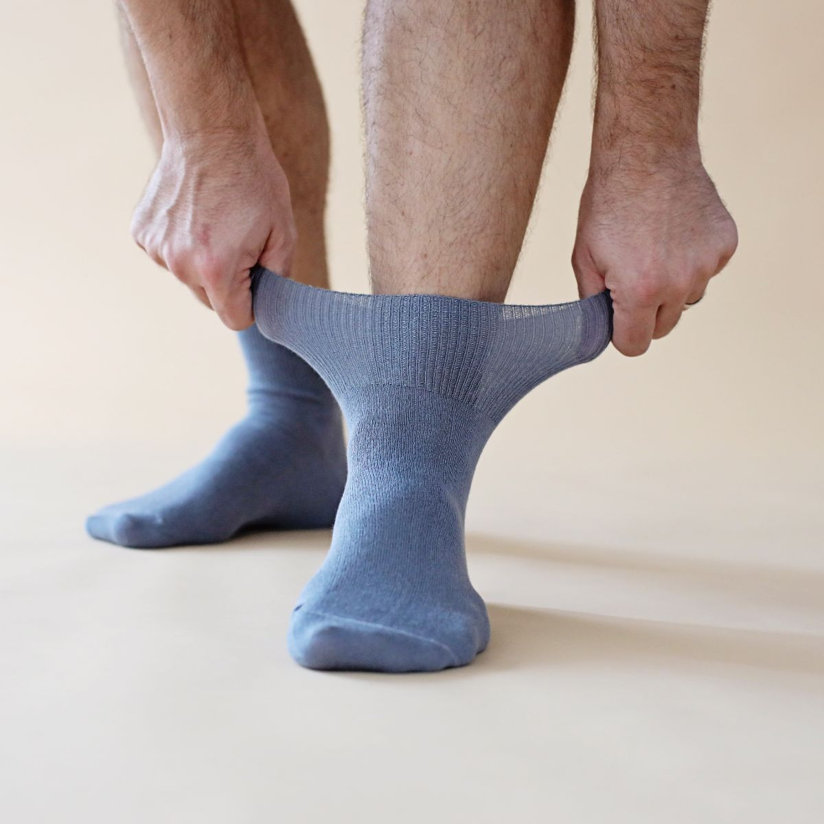 Set 5 perechi Șosete Relax extra fine din bambus 92%, culoare Gri