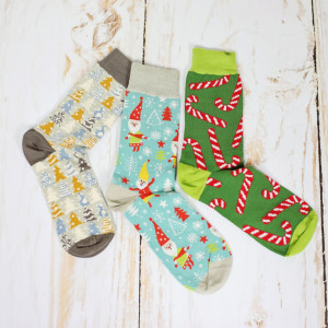 Set Cadou 3 Perechi de Sosete - Joyful Christmas - Editie limitata