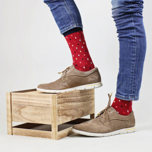 Șosete vesele cu model Small Dots - Grena