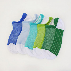 Set 5 perechi Sosete foarte scurte tip talpici multicolor 2