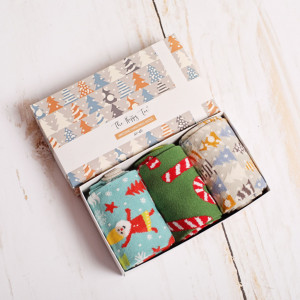 Set Cadou 3 Perechi de Sosete - Joyful Christmas - Editie limitata