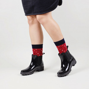Șosete vesele cu model Small Dots - Grena
