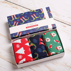 Set Cadou 3 Perechi de Sosete - Classy Christmas - Editie limitata