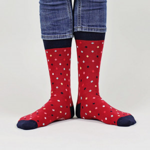 Șosete vesele cu model Small Dots - Grena