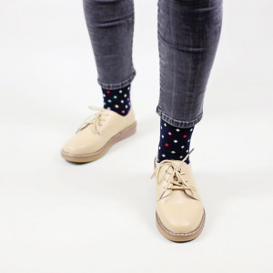 Șosete vesele cu model Small Dots - Navy