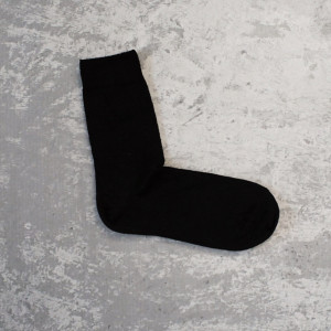Set 5 perechi Șosete subțiri negre din lână extra fină merino 92%, marimi 35-40