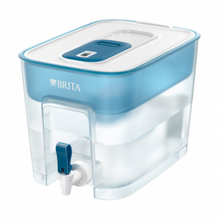 Recipient filtrant cu robinet BRITA Flow, capacitate apa filtrata 5.2 litri, 7 filtre incluse