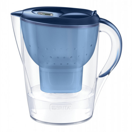 Resigilat: Cana filtranta Brita Marella Cool BR1039271, capacitate 2,4 litri, MAXTRA+, culoare albastru