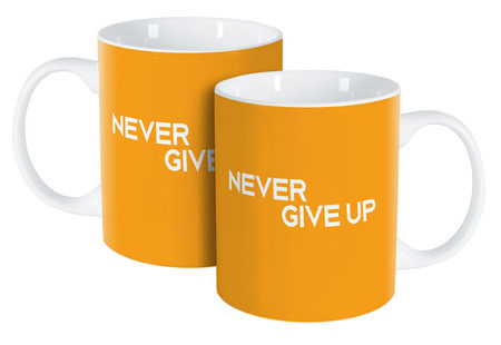 Cana 350ml Never Give Up Happy