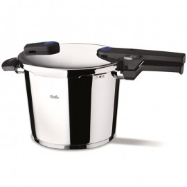 Set oala + tigaie (cratita) sub presiune Fissler Vitaquick, capacitate 6 + 2.5 Litri, diametru 22 cm, inductie