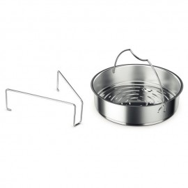 Oala sub presiune Fissler VitaVit Premium, capacitate 2,5 Litri, diametru 18 cm, accesoriu aburi, inductie