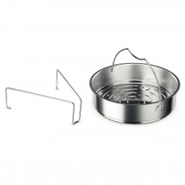Oala sub presiune Fissler VitaVit Premium, capacitate 8 Litri, diametru 26 cm, accesoriu aburi, inductie